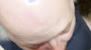 older sucks black cock