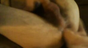 Danish Boy - big dildo in my hairy boy cunt