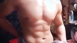 very cute asian stud show on cam (3'13'')