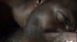 Black Bitch Sucks Verbal White Cock