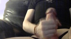 big cock femboy jerks and cums 2
