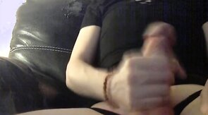 big cock femboy jerks and cums 2