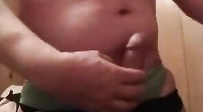 New me cumming wearing bra and panties