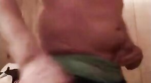 New me cumming wearing bra and panties