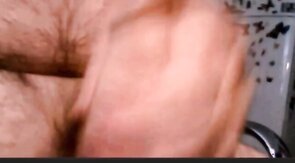 hot argentinian grandpa wanking and cumming