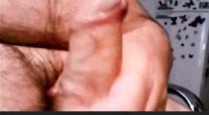 hot argentinian grandpa wanking and cumming