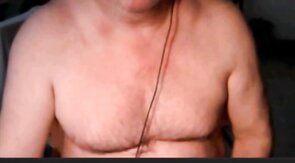 hot argentinian grandpa wanking and cumming