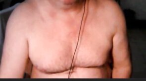 hot argentinian grandpa wanking and cumming