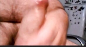 hot argentinian grandpa wanking and cumming