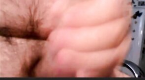 hot argentinian grandpa wanking and cumming