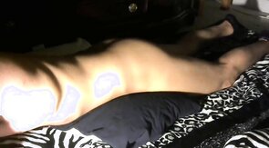 Night time pillow humping cum