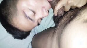 Eating my classmate's cum