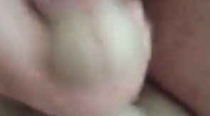 My buddy covers my cock with his cum !