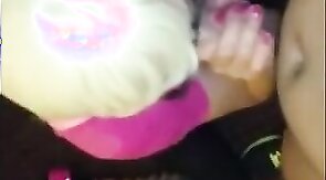 Leila Big Black Cock Slut Shemale TS Gets Cum Blasted