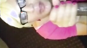 Leila Big Black Cock Slut Shemale TS Gets Cum Blasted