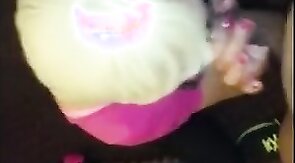Leila Big Black Cock Slut Shemale TS Gets Cum Blasted