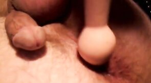 Sissy boy gapes his ass until he cums