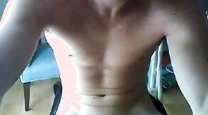 Hot dude cums like an explosion