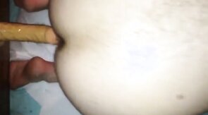 making lovely sounds while riding my dildo