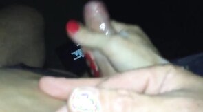 Sissy cums while being fucked