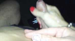 Sissy cums while being fucked