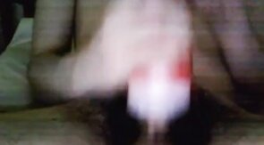 Bi 18 yr old stroking his virgin cock with my new Tenga cup.