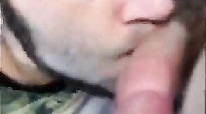 Hungry builder suckin dick n swallowin load 2