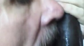 Taking Cock at the hotel.