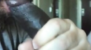 Taking Cock at the hotel.
