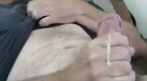 Mustache daddy cumming