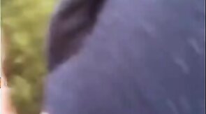 Chav outdoor blowjob