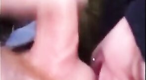 Chav outdoor blowjob