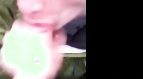 Chav outdoor blowjob