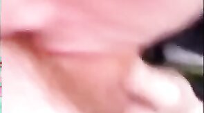 Chav outdoor blowjob