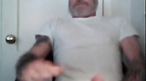 Hung Sexy Rugged Daddy Jack Off 2