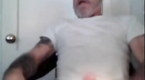 Hung Sexy Rugged Daddy Jack Off 2