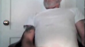 Hung Sexy Rugged Daddy Jack Off 2