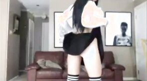 Crossdresser on cam big cock hot