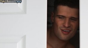 Nympho gay penetrated in anal hole by seducing stud