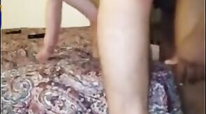 Masked twink fucked by black master