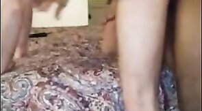 Masked twink fucked by black master