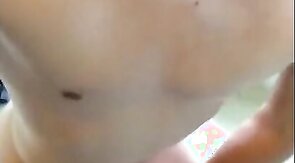 Smooth twink dildo fucks