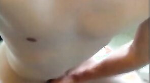 Smooth twink dildo fucks