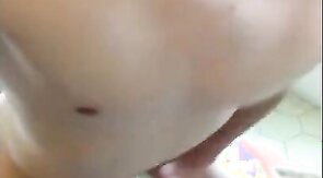 Smooth twink dildo fucks