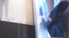 Cute Russian with big cock in shower