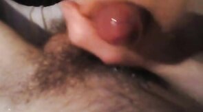 Slim Twink Wank and Cum closeup