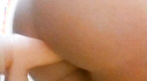 Public bathroom suction dildo!