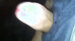 Fat Monster cock gets jerked and werked over at home in bed