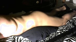 Night time pillow humping cum