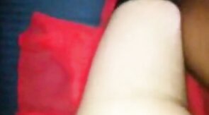 my sissy in red night gown